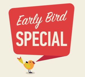 Der frühe Vogel spart das Geld